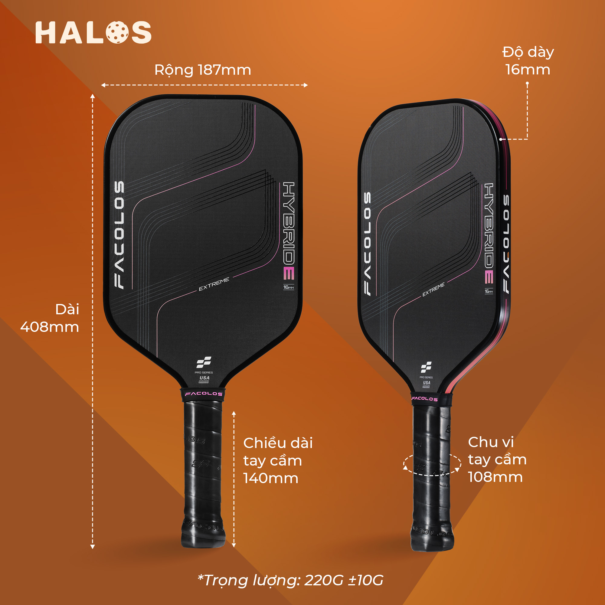 THÔNG SỐ KỸ THUẬT 16mm